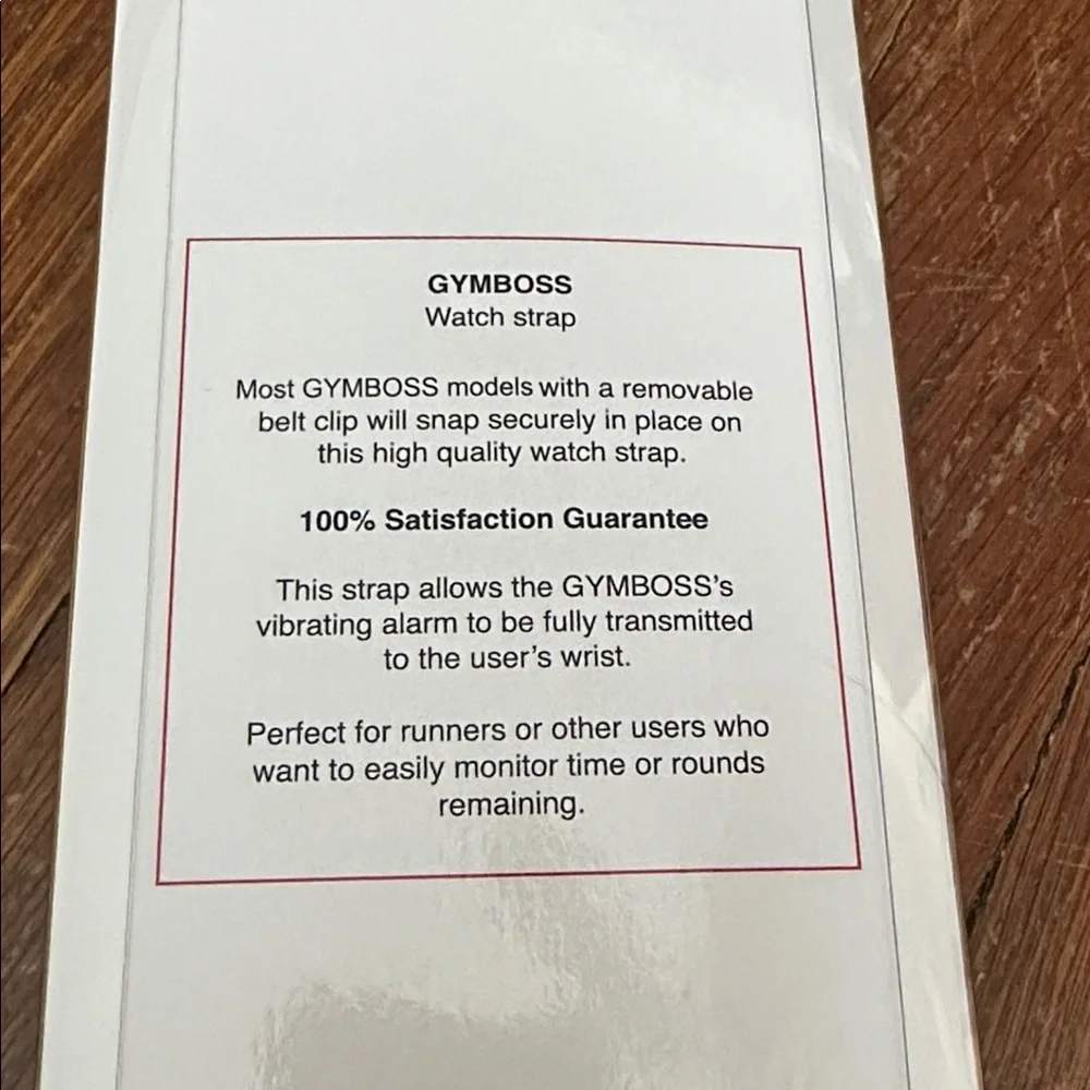 Gymboss Watch Strap, New